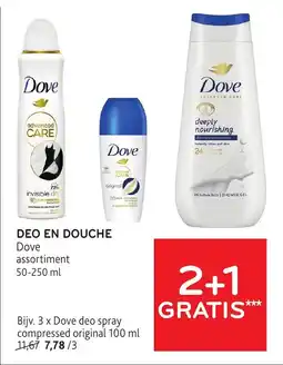 Alvo Dove Deo en Douche Assortiment aanbieding