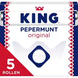 Albert Heijn King Pepermunt original 5-pack aanbieding