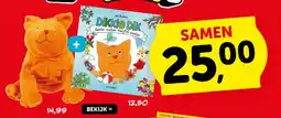 Boekenvoordeel Dikkie Dik + Katten Speelgoed aanbieding