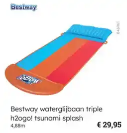 Multi bazar Bestway waterglijbaan triple h2ogo! tsunami splash aanbieding