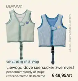 Multi bazar Liewood Dove Seersucker Zwemvest aanbieding