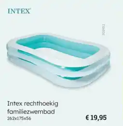 Multi bazar Intex rechthoekig familiezwembad aanbieding
