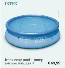 Multi bazar Intex Easy Pool + Pomp aanbieding