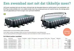 Multi bazar Exit Black Leather Zwembad aanbieding