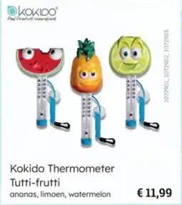 Multi bazar Kokido Thermometer Tutti-Frutti aanbieding