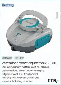 Multi bazar Bestway Zwembadrobot aquatronix G100 aanbieding