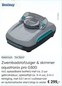 Multi bazar Bestway Zwembadstofzuiger & skimmer aquatronix pro G300 aanbieding