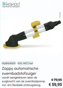 Multi bazar Kokido Zappy automatische zwembadstofzuiger aanbieding