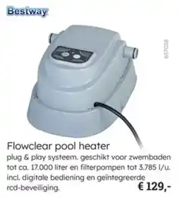 Multi bazar Bestway Flowclear pool heater aanbieding