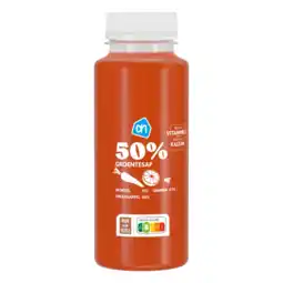 Albert Heijn AH 50% Groentesap wortel sinaas gember aanbieding