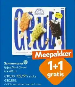 OKay Sammontana ijsjes Mini Gruvi aanbieding