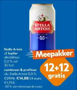 OKay Stella Artois of Jupiler aanbieding