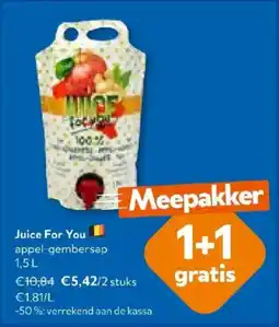 OKay Juice For You appel gember sap aanbieding
