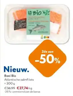 OKay Boni Bio Atlantische zalmfilets aanbieding