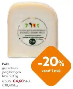 OKay Polle geitenkaas jong belegen blok aanbieding