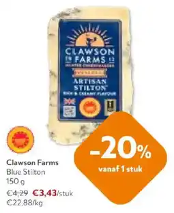 OKay Clawson Farms Blue Stilton aanbieding