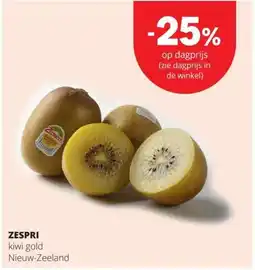 Spar Zespri kiwi gold aanbieding