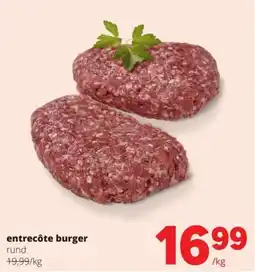 Spar Entrecôte burger rund aanbieding
