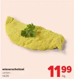Spar Wienerschnitzel varken aanbieding