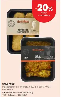 Spar Casa paco aanbieding
