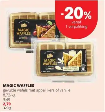 Spar Magic waffles aanbieding