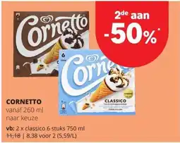 Spar Cornetto aanbieding