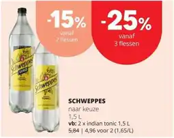Spar Schweppes aanbieding