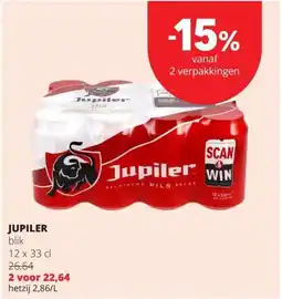 Spar Jupiler blik aanbieding