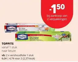 Spar Toppits aanbieding
