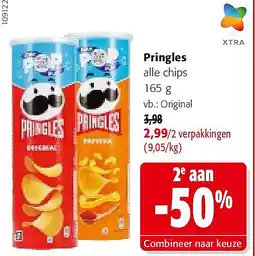 Colruyt Pringles Original aanbieding