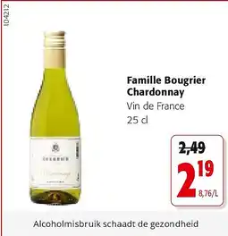 Colruyt Famille Bougrier Chardonnay aanbieding