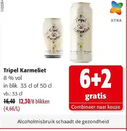 Colruyt Tripel Karmeliet 33 cl aanbieding