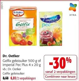 Colruyt Dr. Oetker Gelfix geleisuiker aanbieding