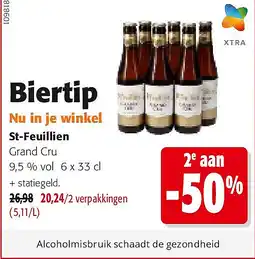 Colruyt St-Feuillien Grand Cru 9,5 % vol 6 x 33 cl aanbieding