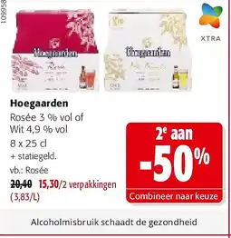 Colruyt Hoegaarden Rosée aanbieding