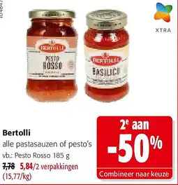 Colruyt Bertolli Pesto Rosso 185 g aanbieding