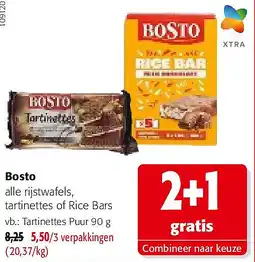 Colruyt Bosto Tartinettes Puur 90 g aanbieding