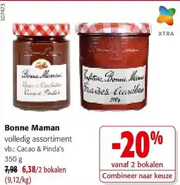 Colruyt Bonne Maman Cacao & Pinda’s 350 g aanbieding