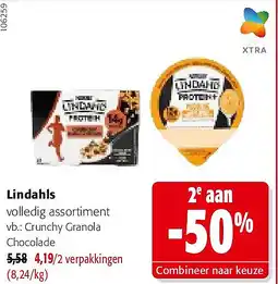 Colruyt Lindahls Crunchy Granola Chocolade aanbieding