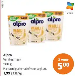 Colruyt Alpro Vanillesmaak 500 g aanbieding
