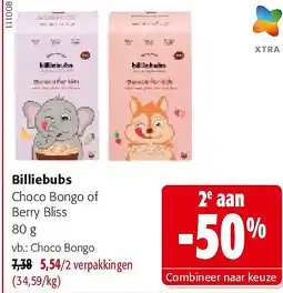 Colruyt Billiebubs Choco Bongo aanbieding