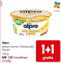 Colruyt Alpro dessert Lemon Cheesecake Flavour 135 g aanbieding