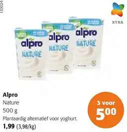 Colruyt Alpro Nature 500 g aanbieding