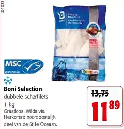 Colruyt Boni Selection dubbele scharfilets 1 kg aanbieding