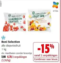 Colruyt Boni Selection Aardbeien zonder kroontje aanbieding