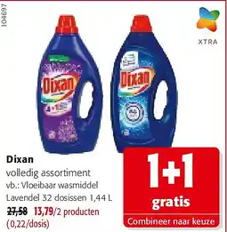 Colruyt Dixan Vloeibaar wasmiddel Lavendel 32 dosissen 1,44 L aanbieding