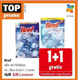 Colruyt Bref Blue Activ’+ 2 stuks aanbieding