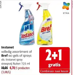 Colruyt Instanet spray streepvrij Ruiten 725 ml aanbieding