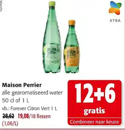Colruyt Maison Perrier Forever Citron Vert 1 L aanbieding