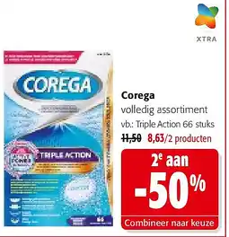 Colruyt Corega Triple Action 66 stuks aanbieding